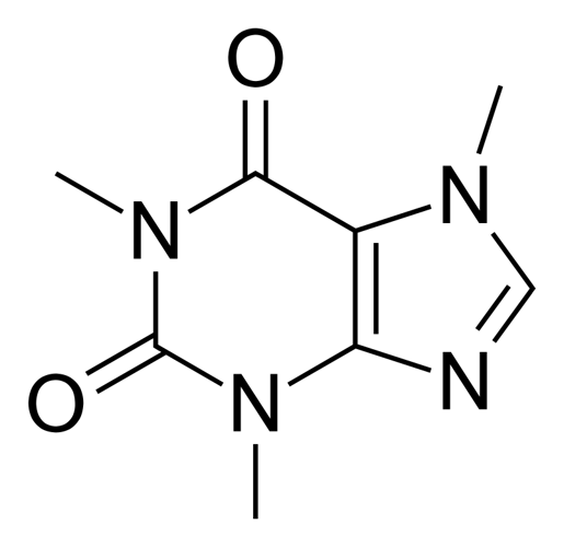 Caffeine_structure.svg