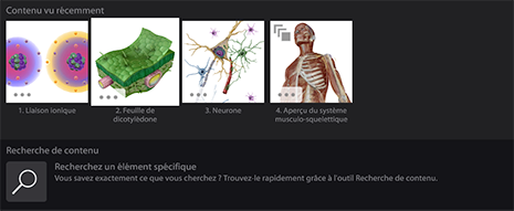 Content Search in Visible Body Suite
